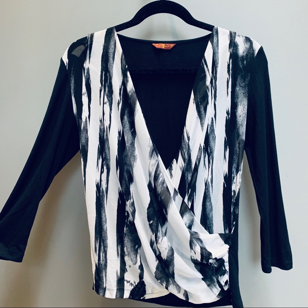 7 for All Mankind Bias Drape Top